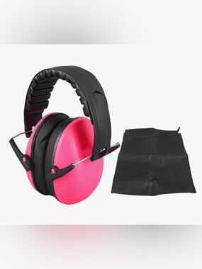 Kids Noise-Reducing Earmuffs - Pink NWT O/S